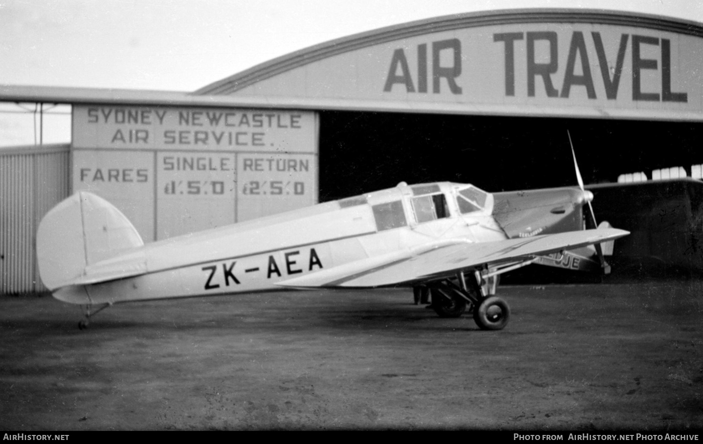 Aircraft Photo of ZK-AEA | British Klemm BK.1 Eagle 2 | AirHistory.net #565299