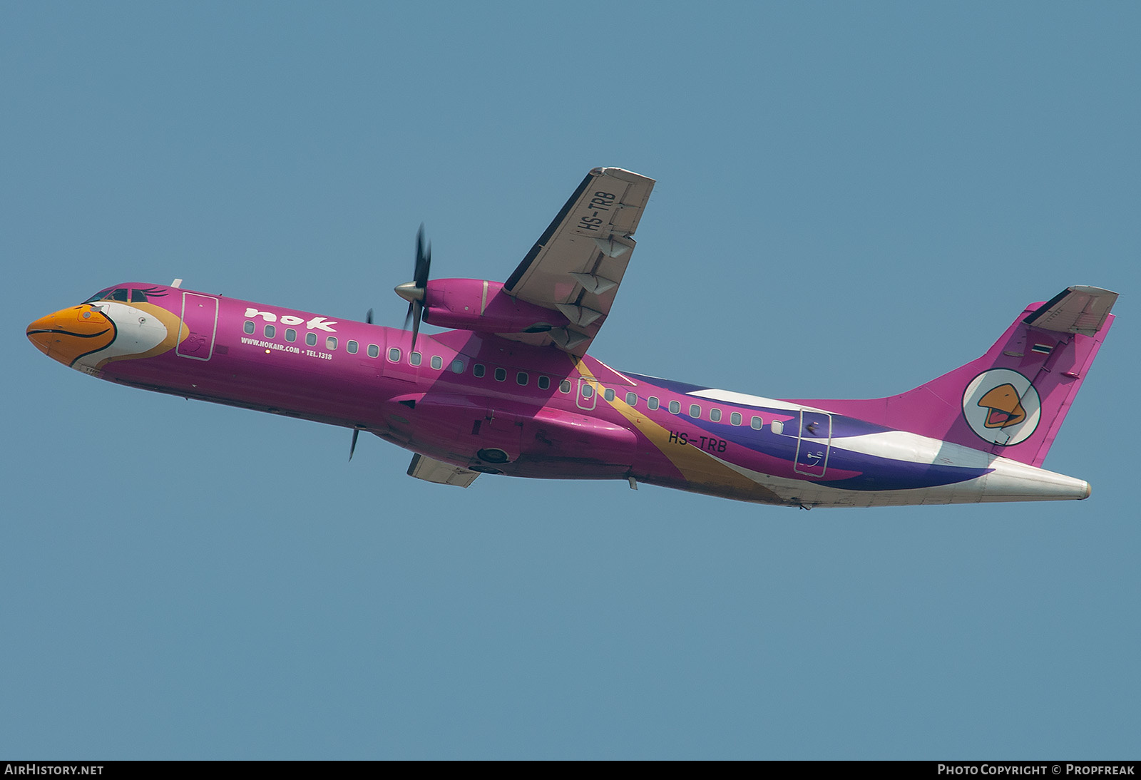 Aircraft Photo of HS-TRB | ATR ATR-72-201 | Nok Air | AirHistory.net #565333