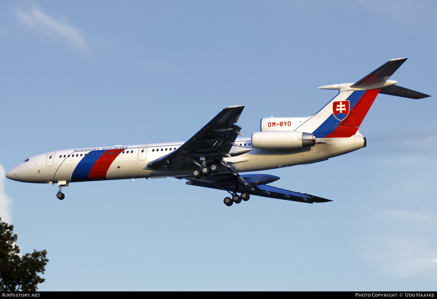 Aircraft Photo of OM-BYO | Tupolev Tu-154M | Slovakia - Government | AirHistory.net #565340