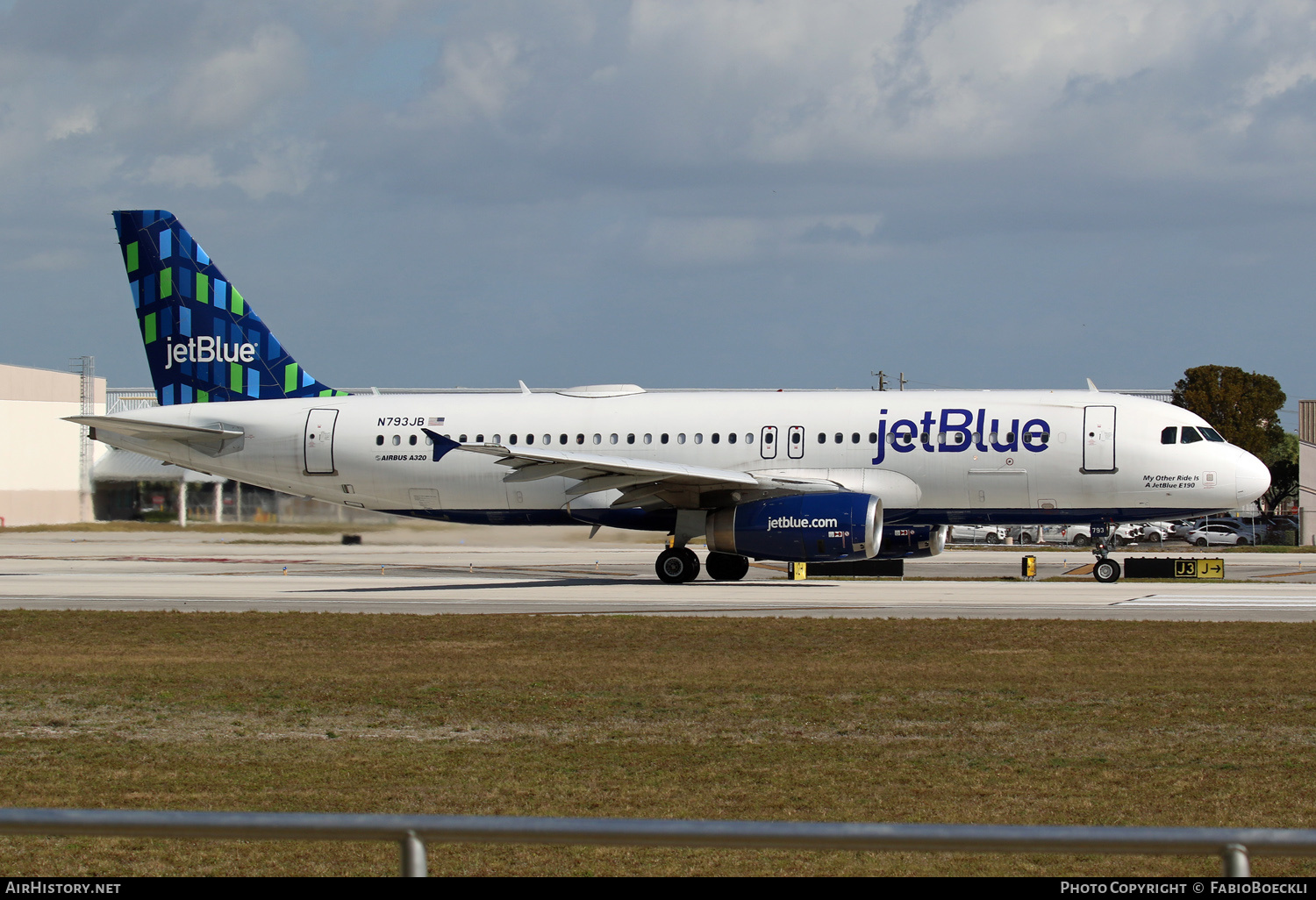 Aircraft Photo of N793JB | Airbus A320-232 | JetBlue Airways | AirHistory.net #565354