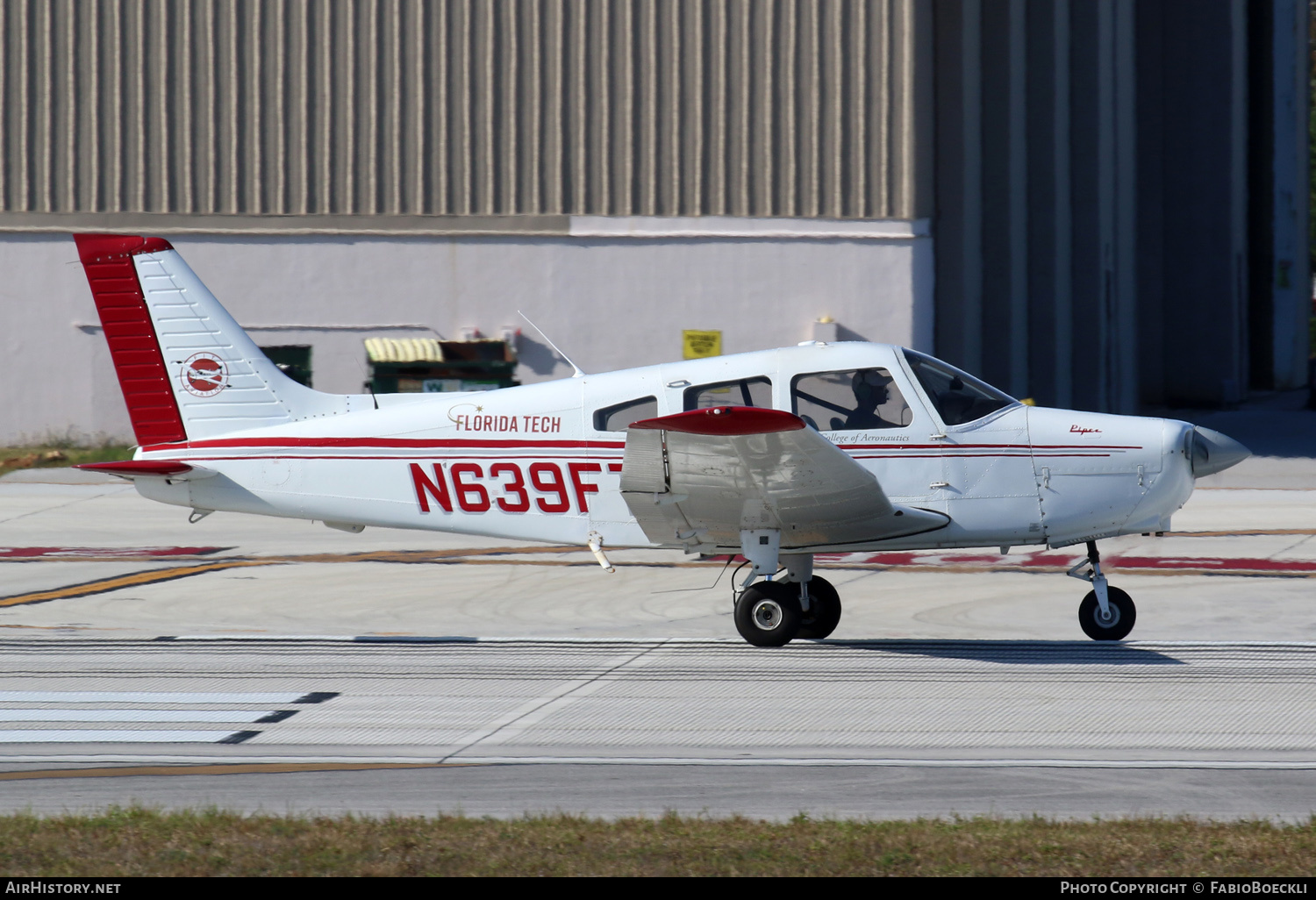 Aircraft Photo of N639FT | Piper PA-28-161 Warrior II | Florida Institute of Technology | AirHistory.net #565401