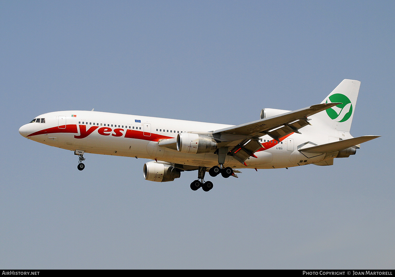 Aircraft Photo of CS-TMR | Lockheed L-1011-385-3 TriStar 500 | Yes Linhas Aéreas Charter | AirHistory.net #565452