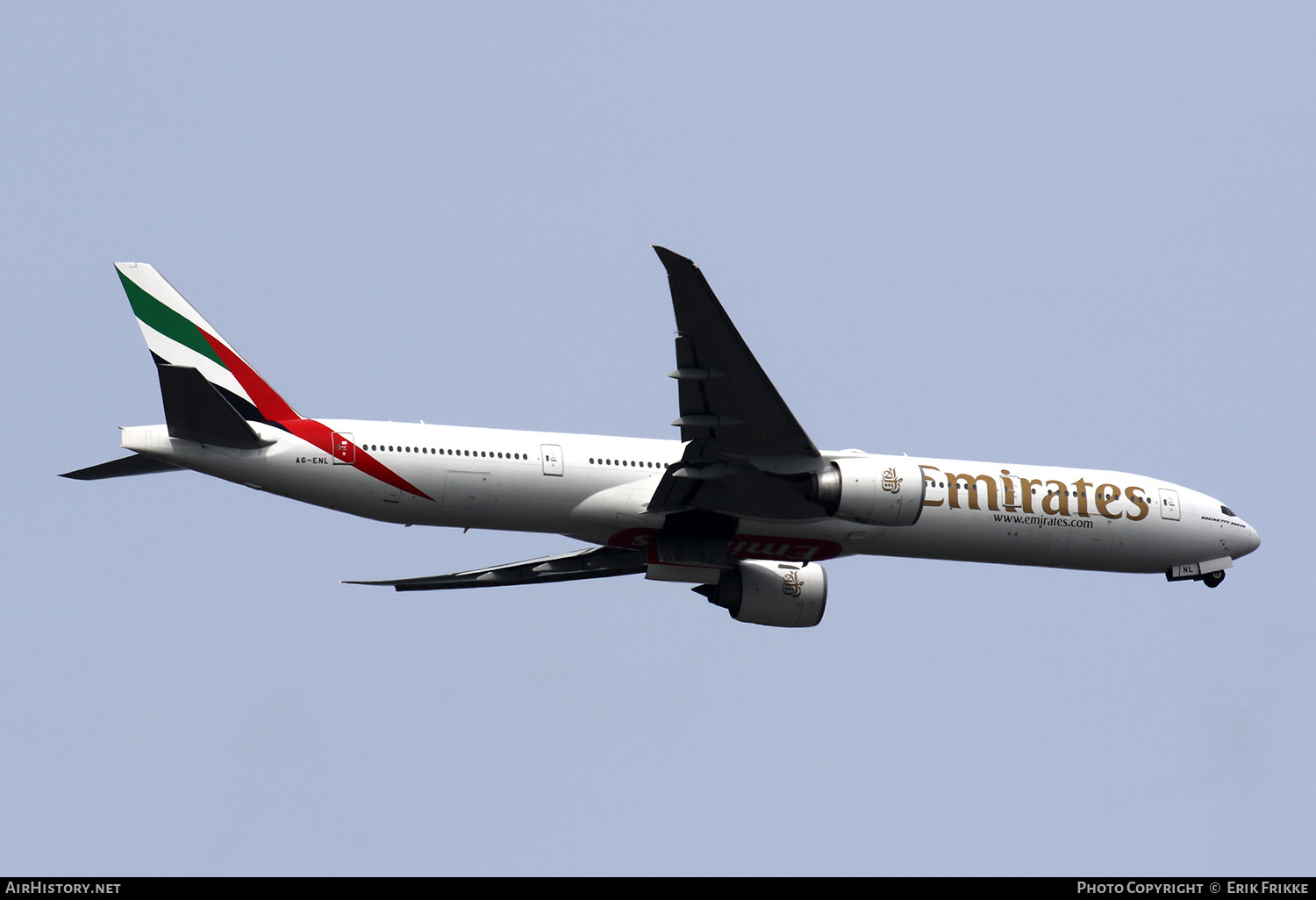 Aircraft Photo of A6-ENL | Boeing 777-31H/ER | Emirates | AirHistory.net #565471