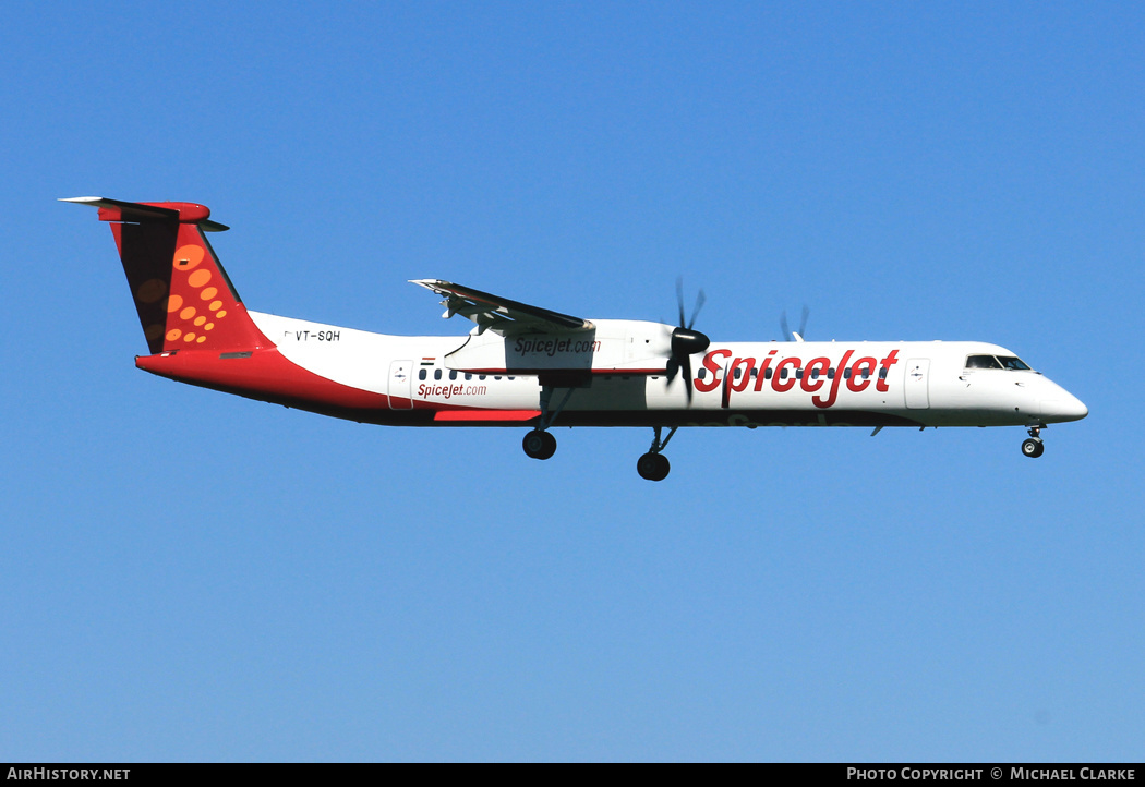 Aircraft Photo of VT-SQH | Bombardier DHC-8-402 Dash 8 | SpiceJet | AirHistory.net #565477