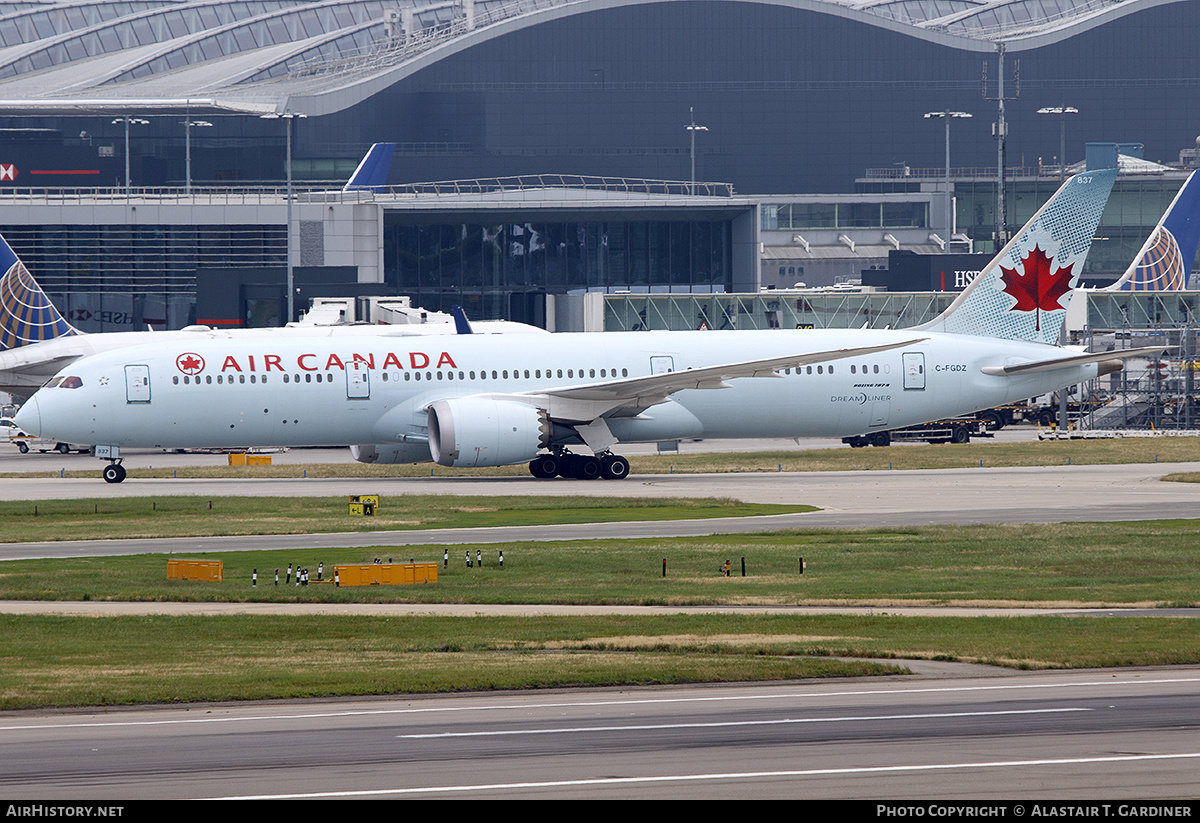 Aircraft Photo of C-FGDZ | Boeing 787-9 Dreamliner | Air Canada | AirHistory.net #565487