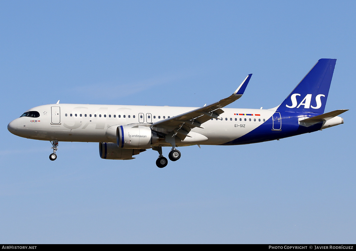Aircraft Photo of EI-SIZ | Airbus A320-251N | Scandinavian Airlines - SAS | AirHistory.net #565488