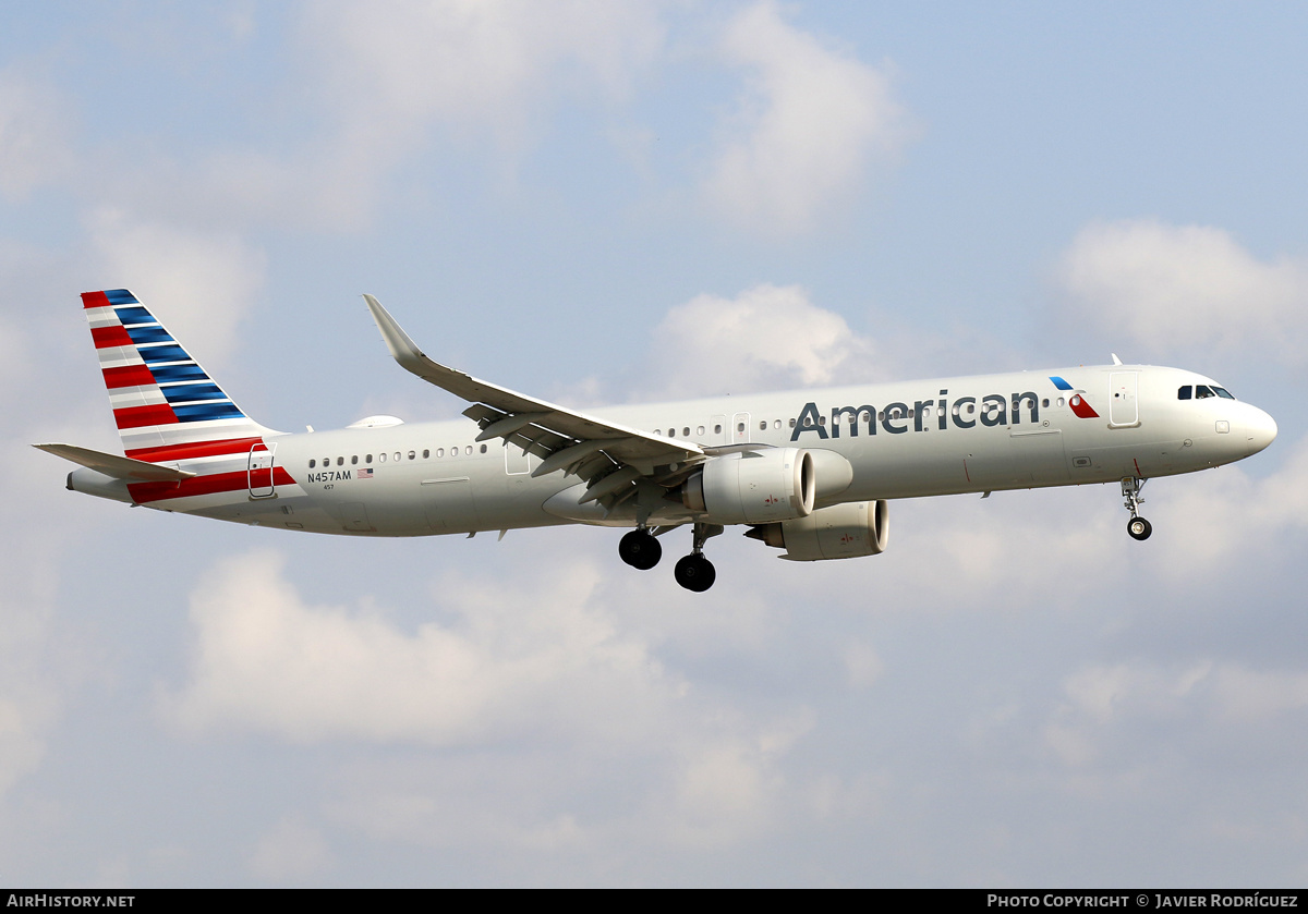 Aircraft Photo of N457AM | Airbus A321-253NX | American Airlines | AirHistory.net #565495