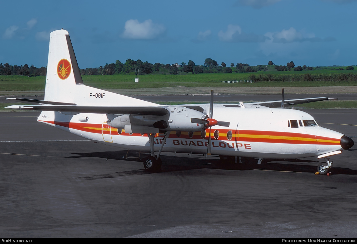 Aircraft Photo of F-OGIF | Fokker F27-200 Friendship | Air Guadeloupe | AirHistory.net #565504