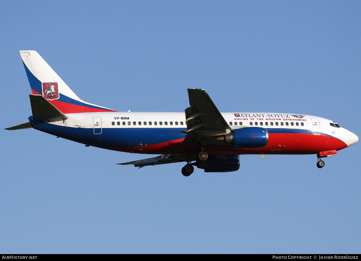 Aircraft Photo of VP-BBM | Boeing 737-347 | Atlant-Soyuz Airlines | AirHistory.net #565540