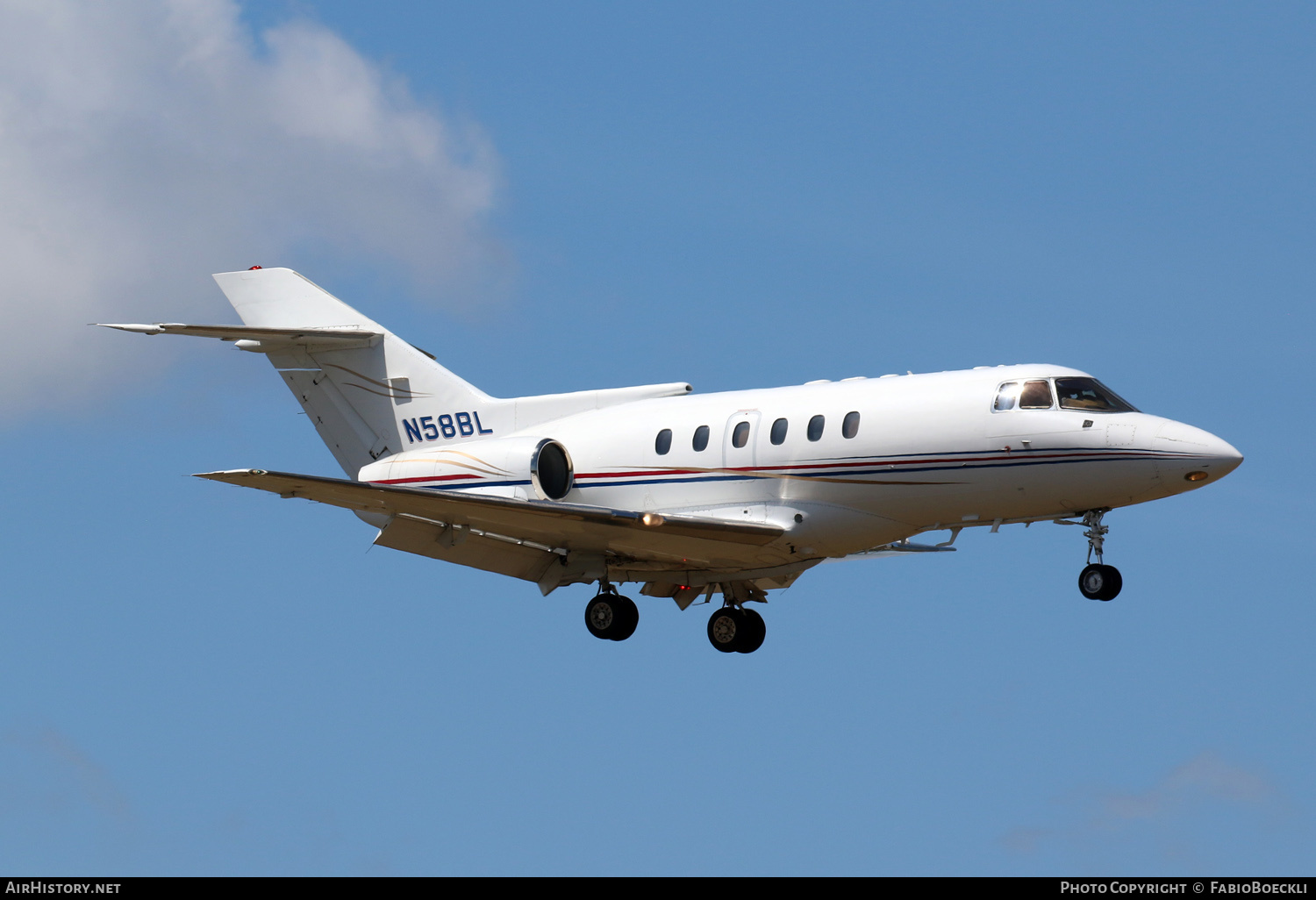 Aircraft Photo of N58BL | British Aerospace BAe-125-800A | AirHistory.net #565595