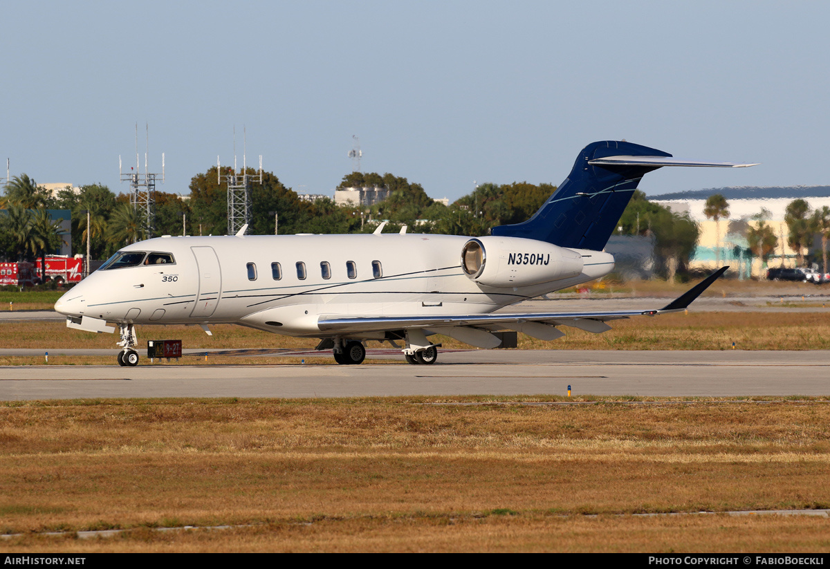 Aircraft Photo of N350HJ | Bombardier Challenger 350 (BD-100-1A10) | AirHistory.net #565603