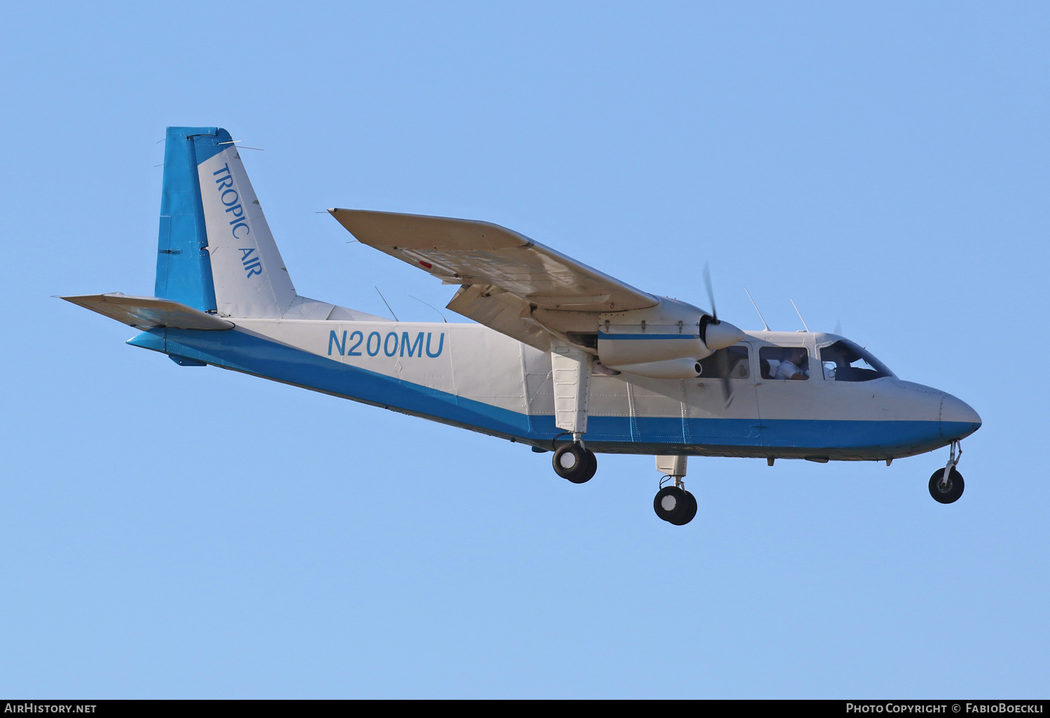 Aircraft Photo of N200MU | Britten-Norman BN-2A-27 Islander | Tropic Air Charters - USA | AirHistory.net #565634