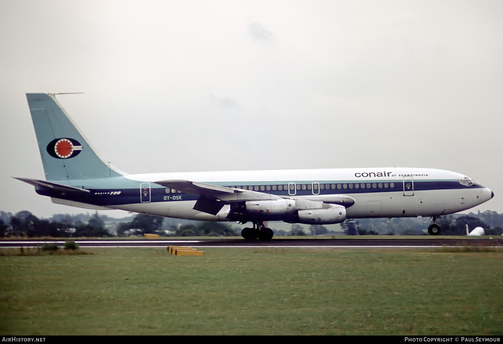 Aircraft Photo of OY-DSK | Boeing 720-025 | Conair of Scandinavia | AirHistory.net #565636