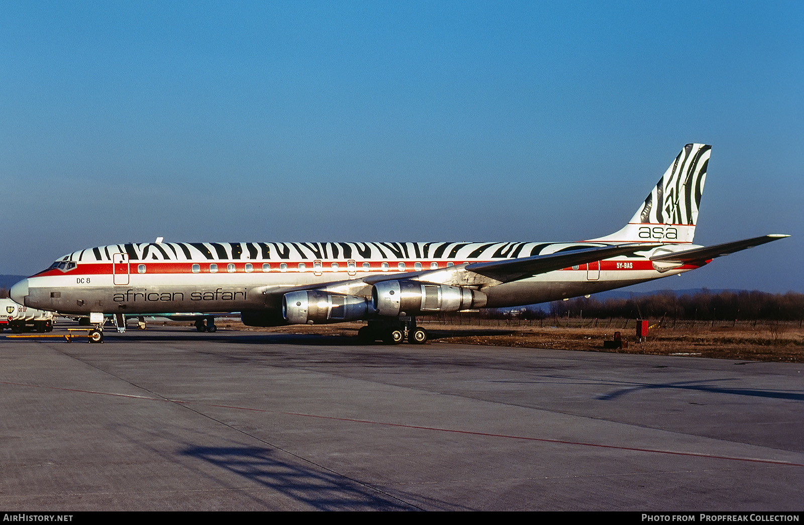Aircraft Photo of 5Y-BAS | Douglas DC-8-53 | African Safari Airways - ASA | AirHistory.net #565639