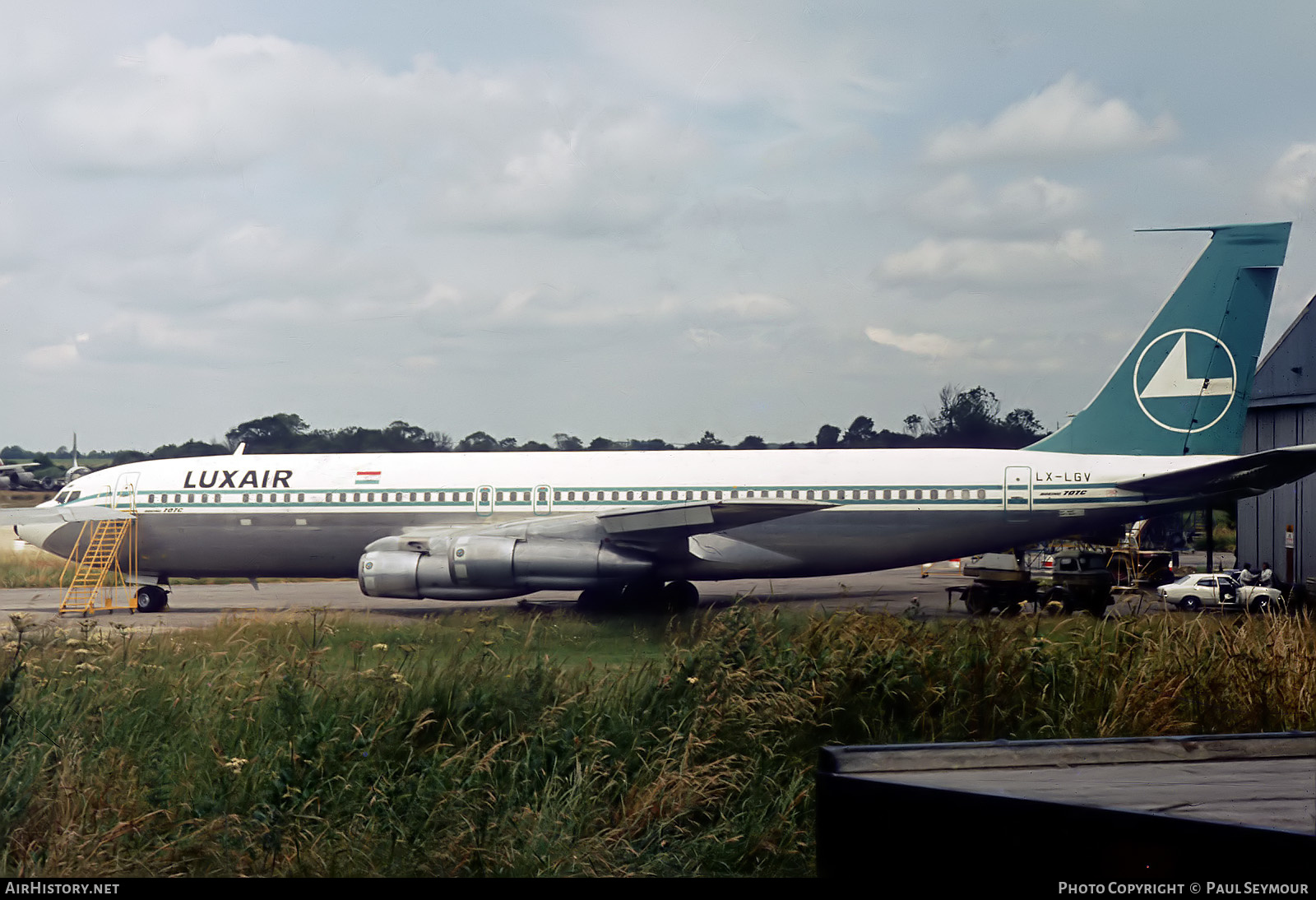 Aircraft Photo of LX-LGV | Boeing 707-348C | Luxair | AirHistory.net #565645
