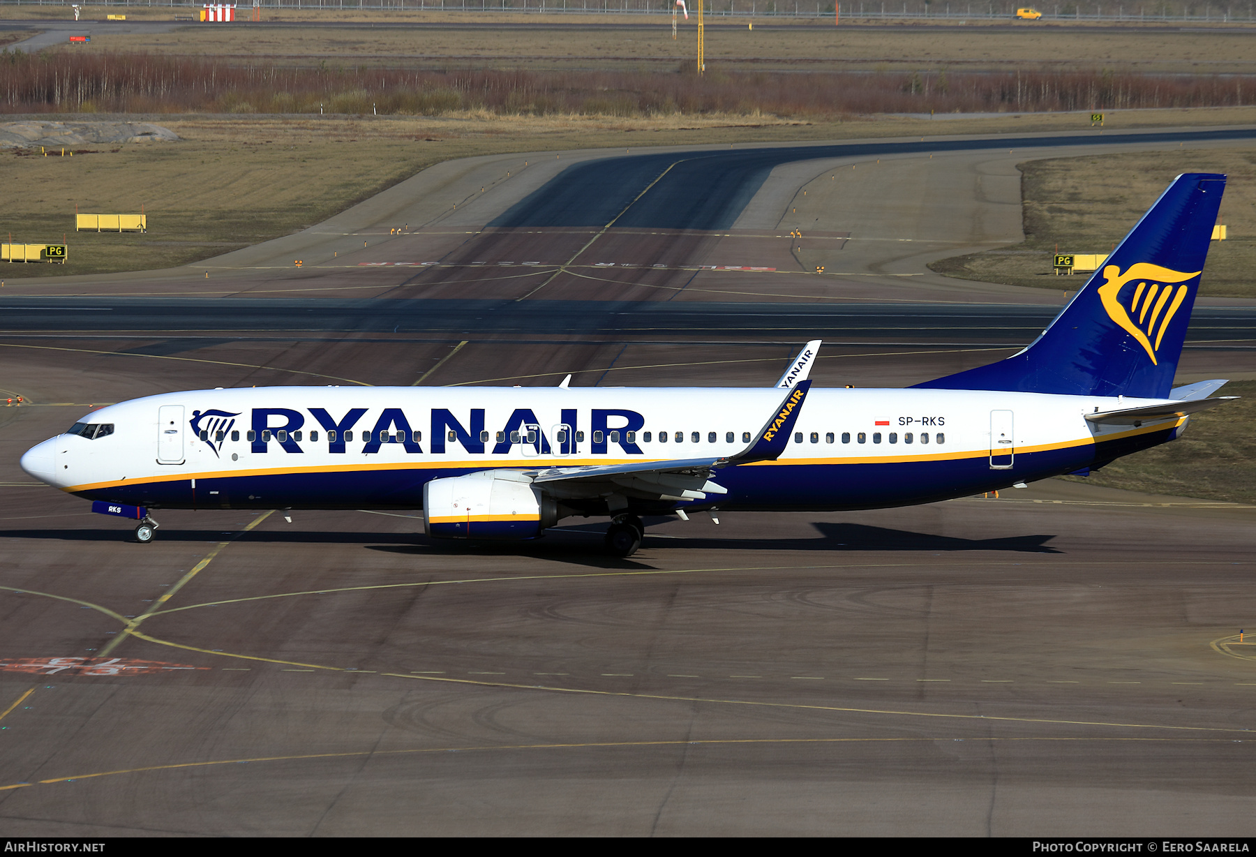 Aircraft Photo of SP-RKS | Boeing 737-8AS | Ryanair | AirHistory.net #565681