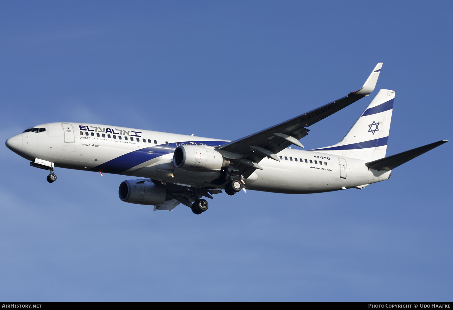 Aircraft Photo of 4X-EKO | Boeing 737-86Q | El Al Israel Airlines | AirHistory.net #565688