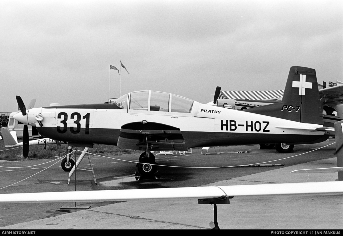 Aircraft Photo of HB-HOZ | Pilatus PC-7 | Pilatus | AirHistory.net #565698