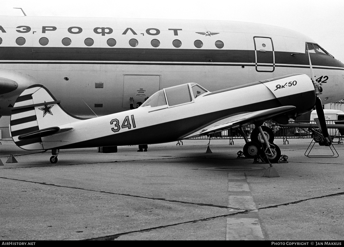 Aircraft Photo of 341 yellow | Yakovlev Yak-50 | Soviet Union - Air Force | AirHistory.net #565710