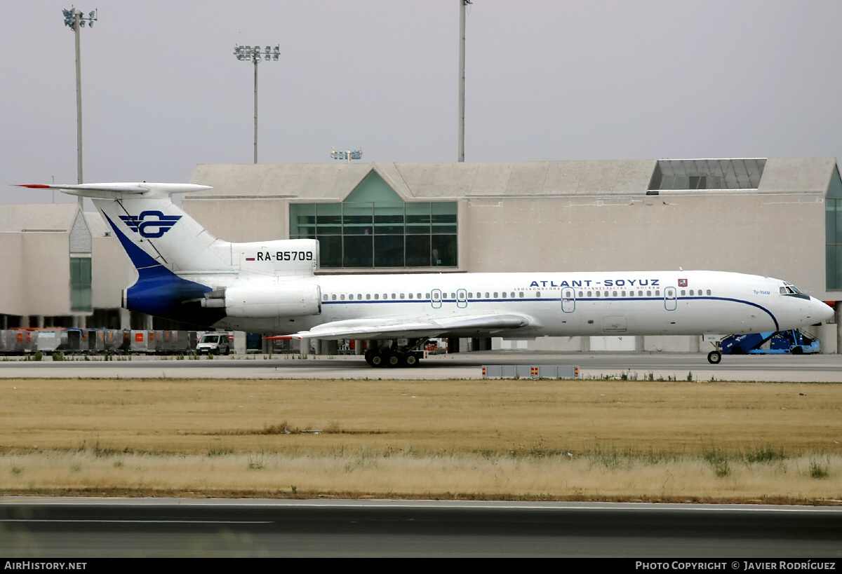 Aircraft Photo of RA-85709 | Tupolev Tu-154M | Atlant-Soyuz Airlines | AirHistory.net #565715