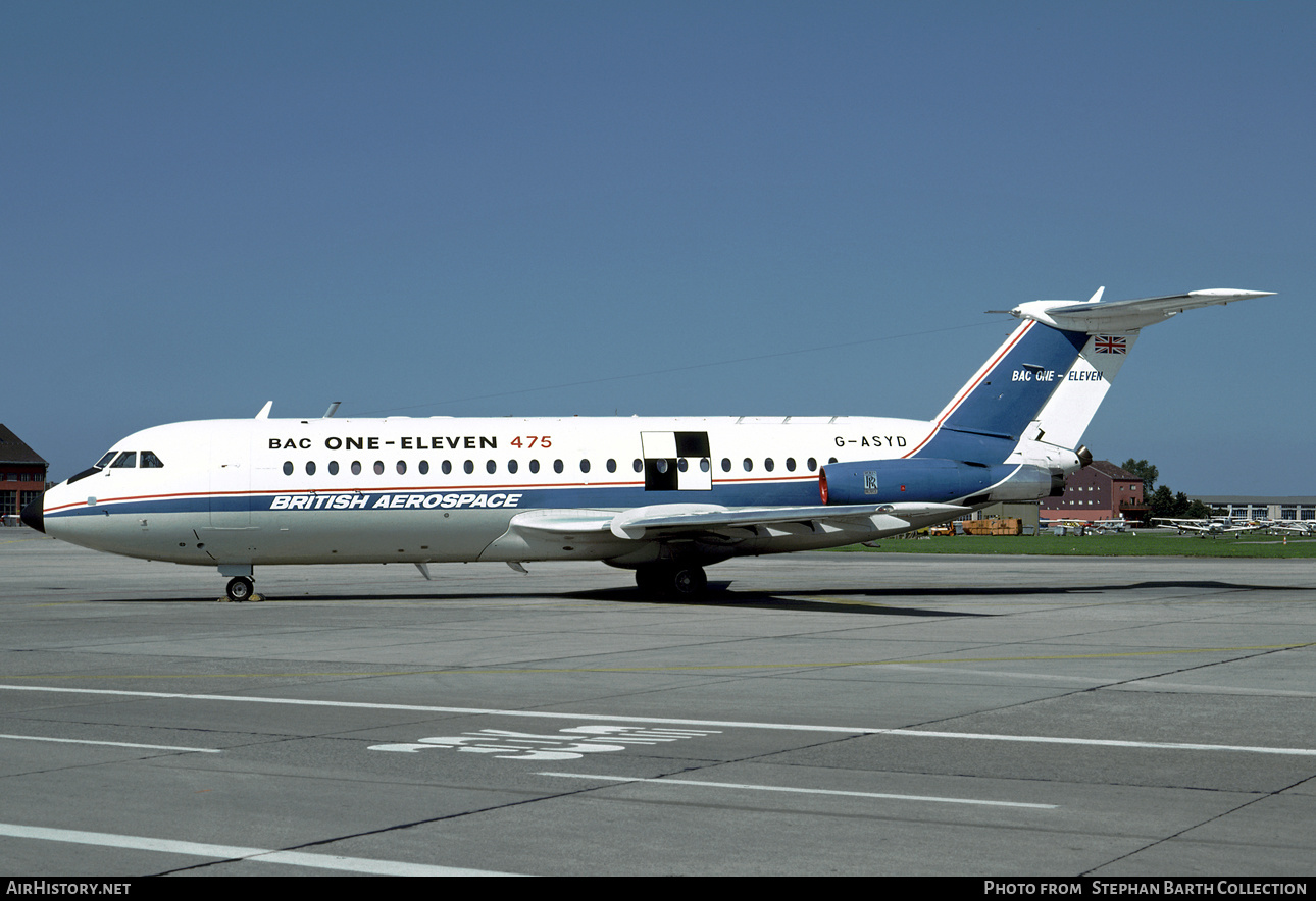 Aircraft Photo of G-ASYD | BAC 111-475AM One-Eleven | British Aircraft Corporation | AirHistory.net #565745