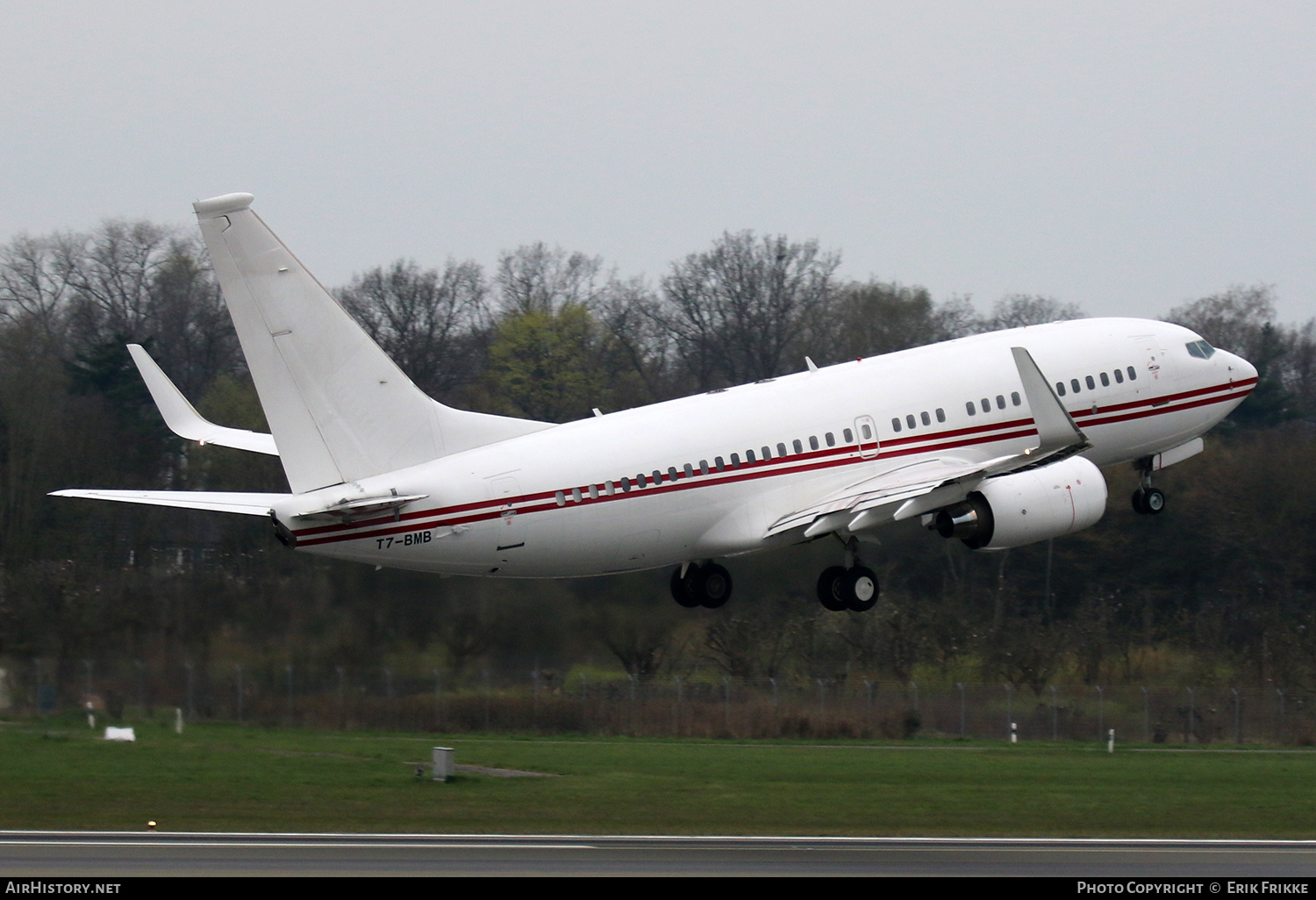 Aircraft Photo of T7-BMB | Boeing 737-73Q BBJ | AirHistory.net #565747