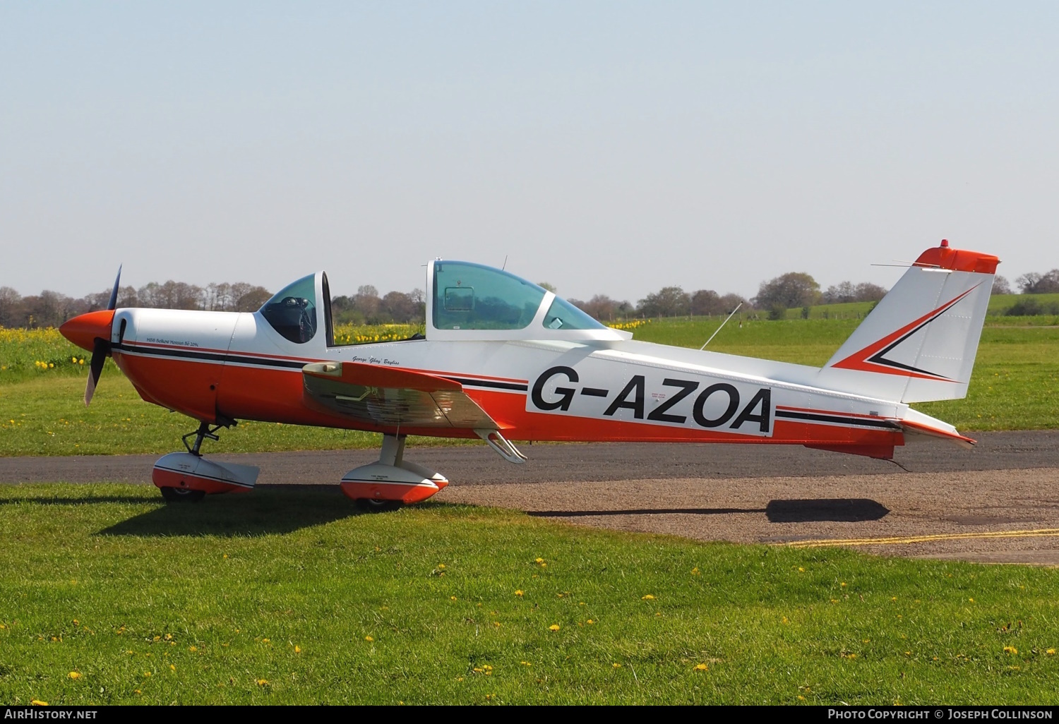 Aircraft Photo of G-AZOA | Bolkow BO-209 Monsun | AirHistory.net #565752