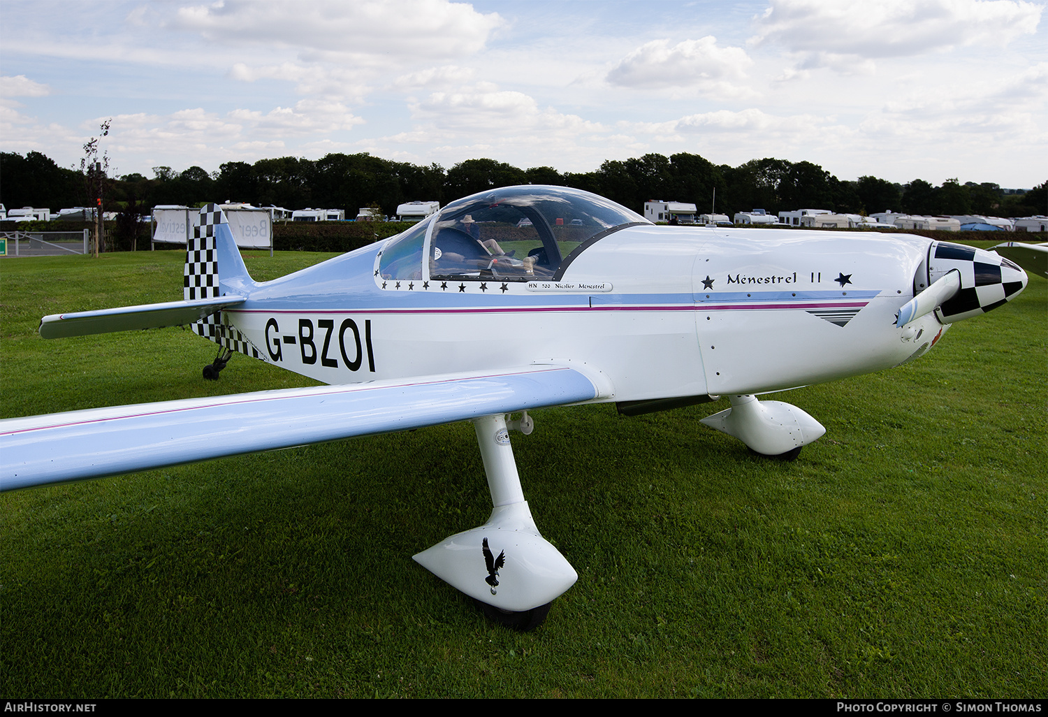 Aircraft Photo of G-BZOI | Nicollier HN-700 Menestrel II | AirHistory.net #565777