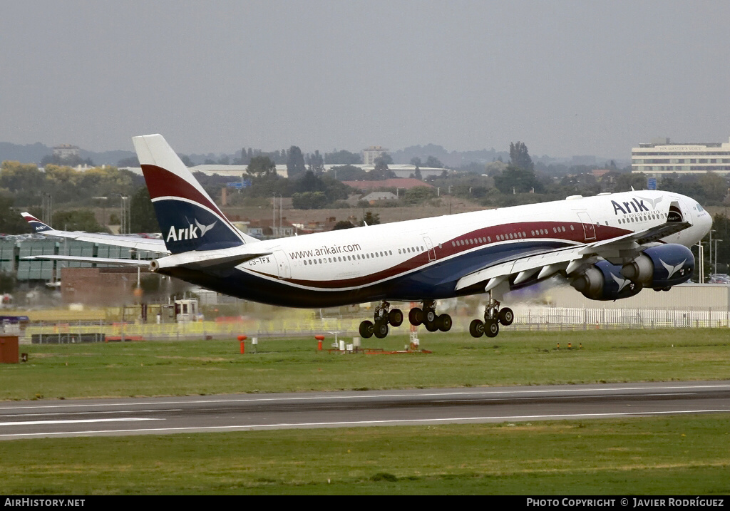 Aircraft Photo of CS-TFX | Airbus A340-542 | Arik Air | AirHistory.net #565789