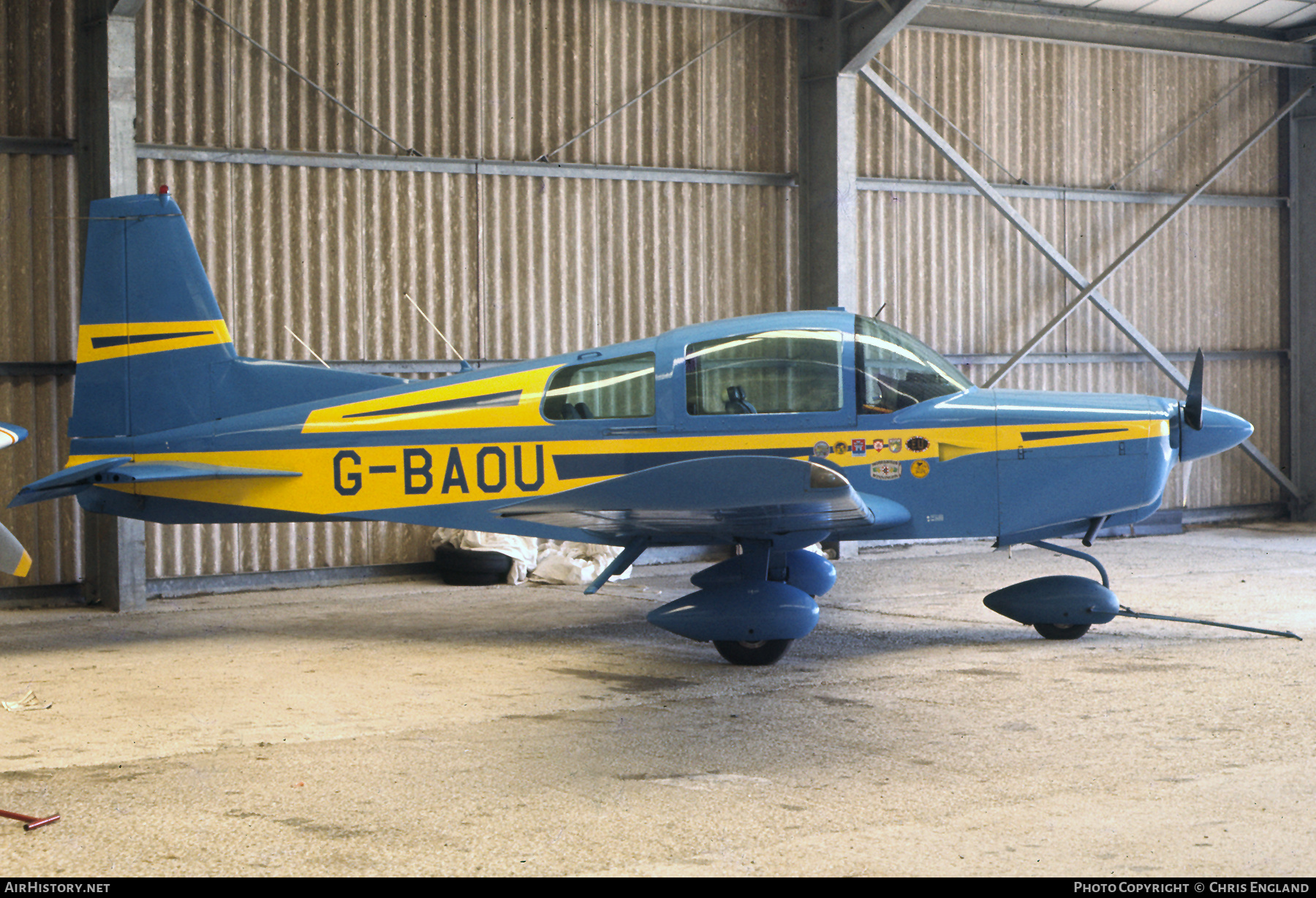 Aircraft Photo of G-BAOU | Grumman American AA-5 Traveler | AirHistory.net #565800