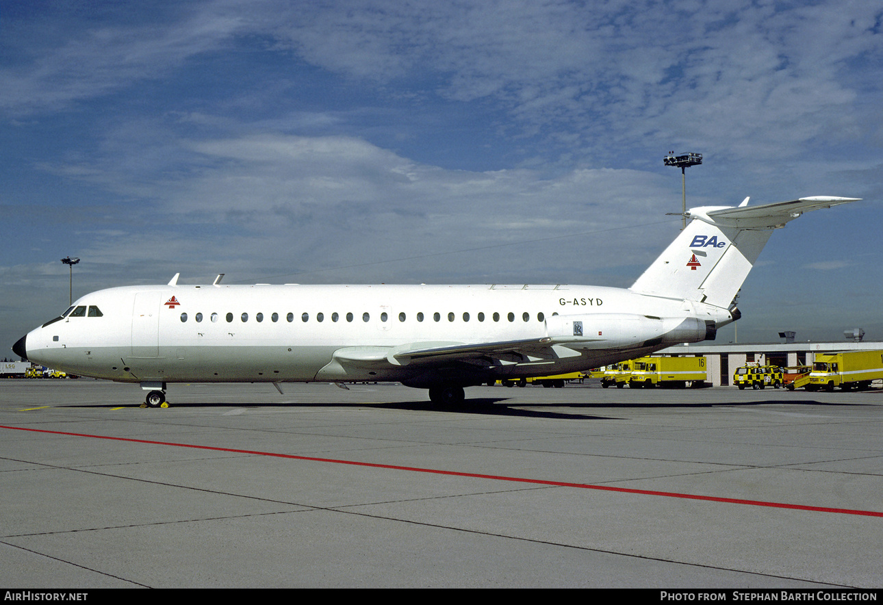 Aircraft Photo of G-ASYD | BAC 111-475AM One-Eleven | British Aerospace | AirHistory.net #565801