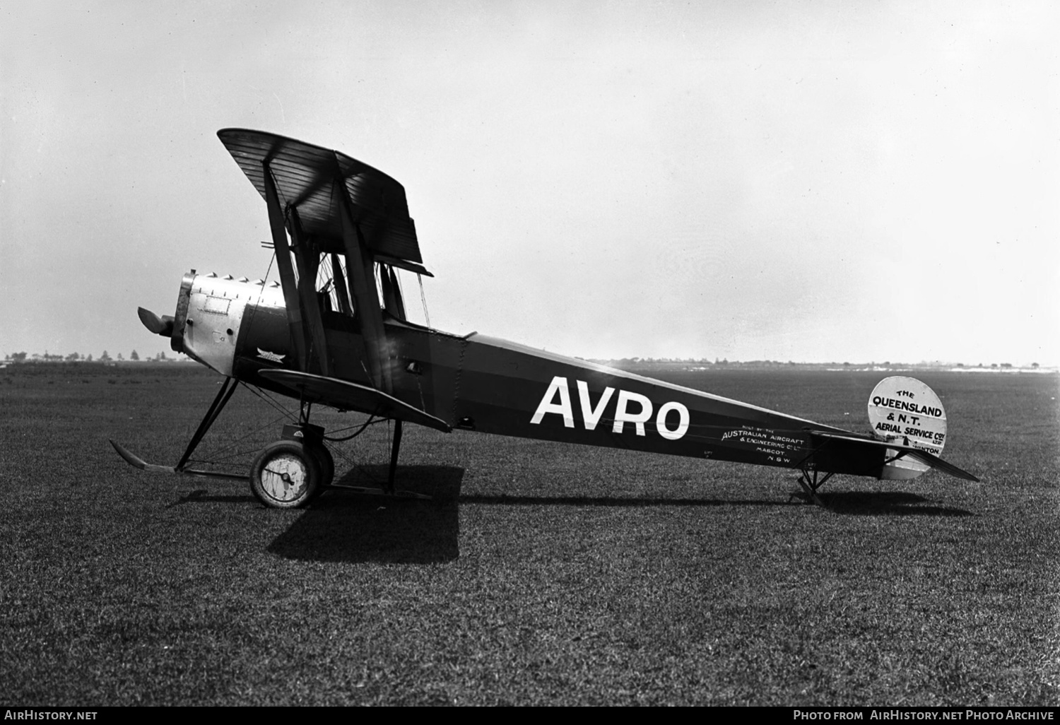 Aircraft Photo of G-AUBG | Avro 504K | Queensland and Northern Territory Aerial Services | AirHistory.net #565809