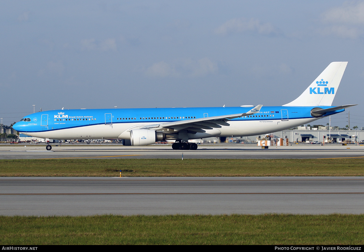 Aircraft Photo of PH-AKF | Airbus A330-303 | KLM - Royal Dutch Airlines | AirHistory.net #565812