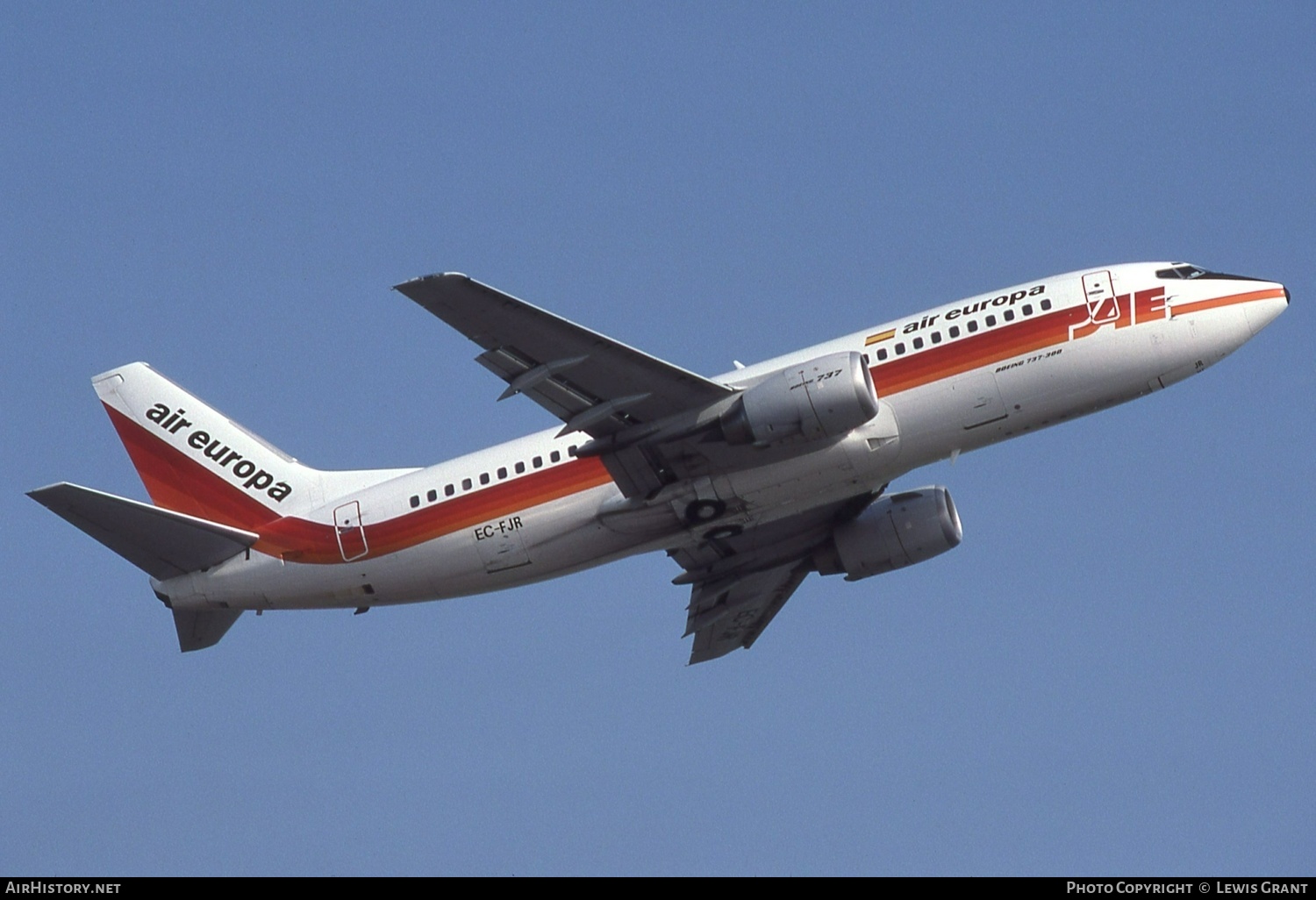 Aircraft Photo of EC-FJR | Boeing 737-3Y0 | Air Europa | AirHistory.net #565828