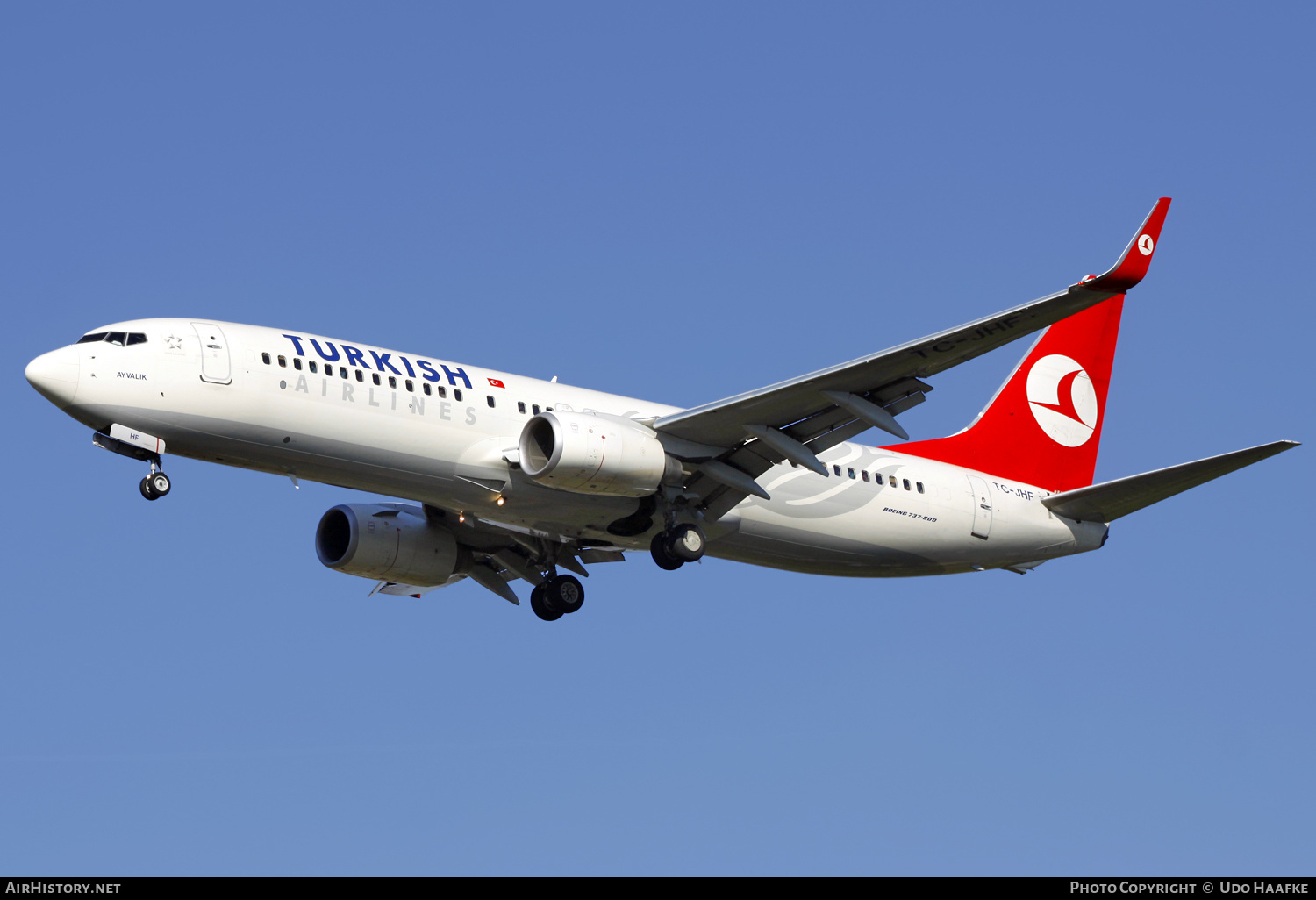 Aircraft Photo of TC-JHF | Boeing 737-8F2 | Turkish Airlines | AirHistory.net #565870