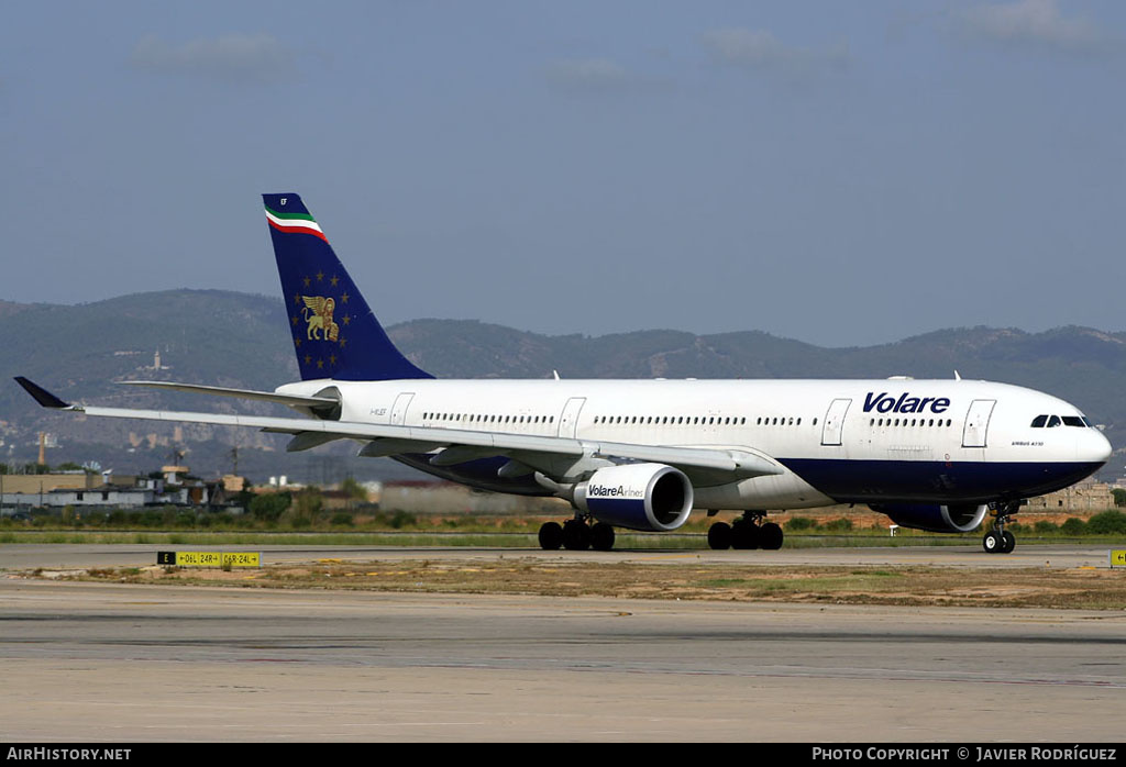 Aircraft Photo of I-VLEF | Airbus A330-202 | Volare Airlines | AirHistory.net #565890