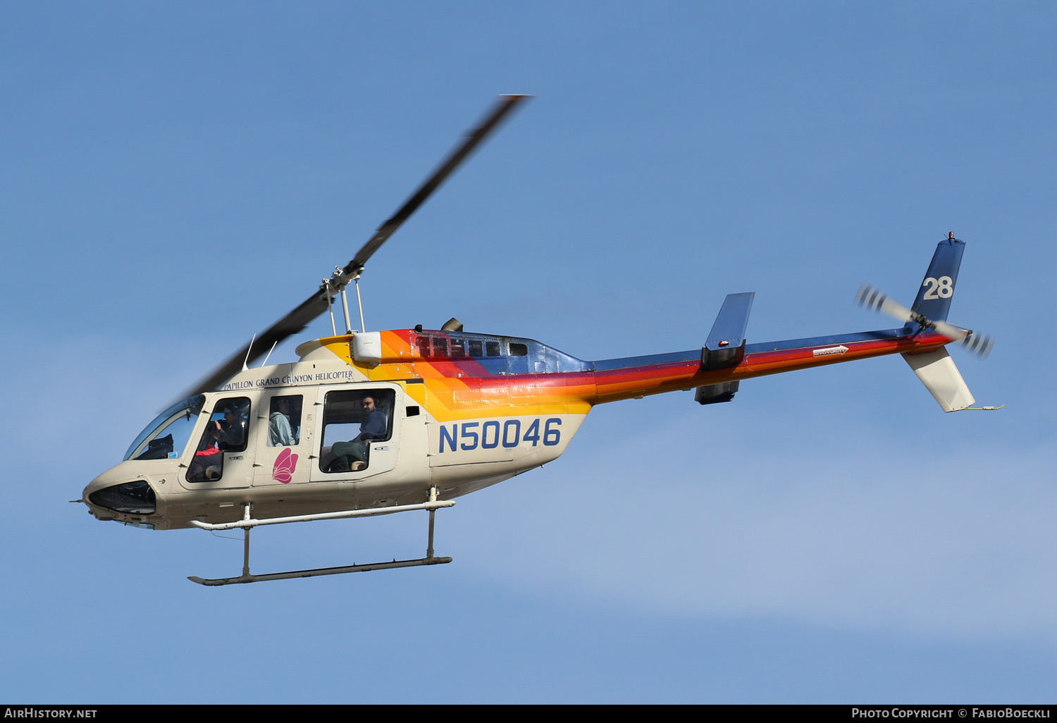 Aircraft Photo of N50046 | Bell 206L-1 LongRanger II | Papillon Grand Canyon Helicopters | AirHistory.net #565927