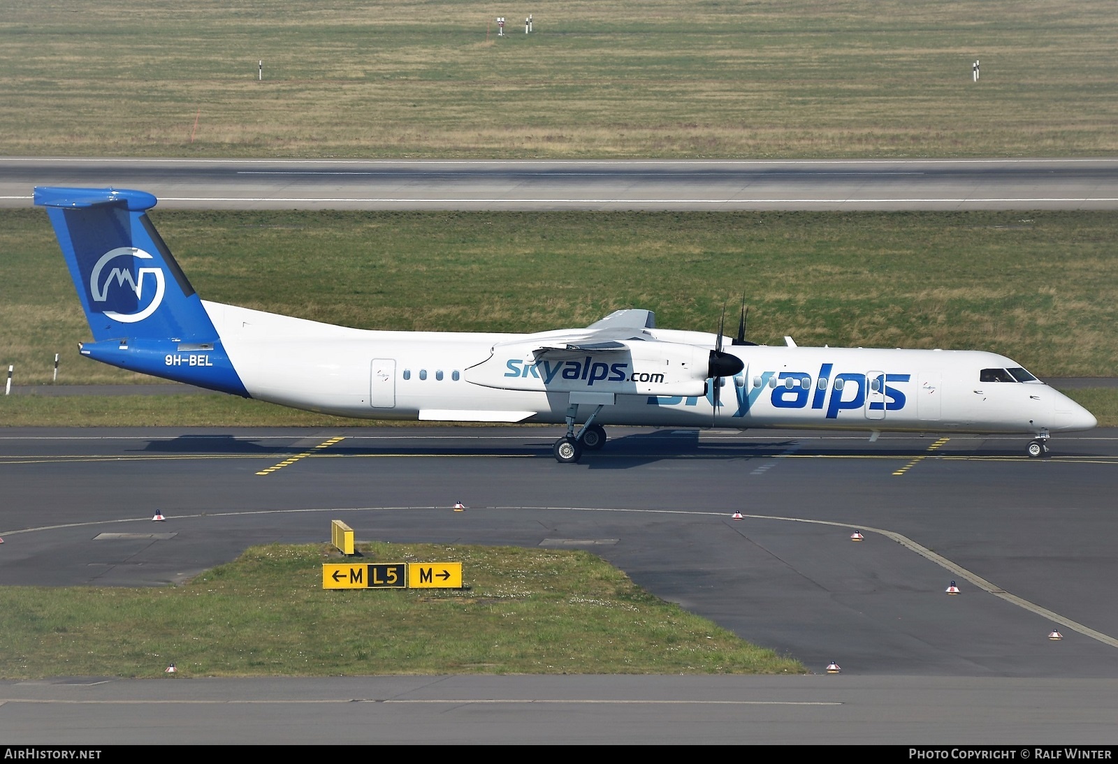 Aircraft Photo of 9H-BEL | Bombardier DHC-8-402 Dash 8 | SkyAlps | AirHistory.net #565928