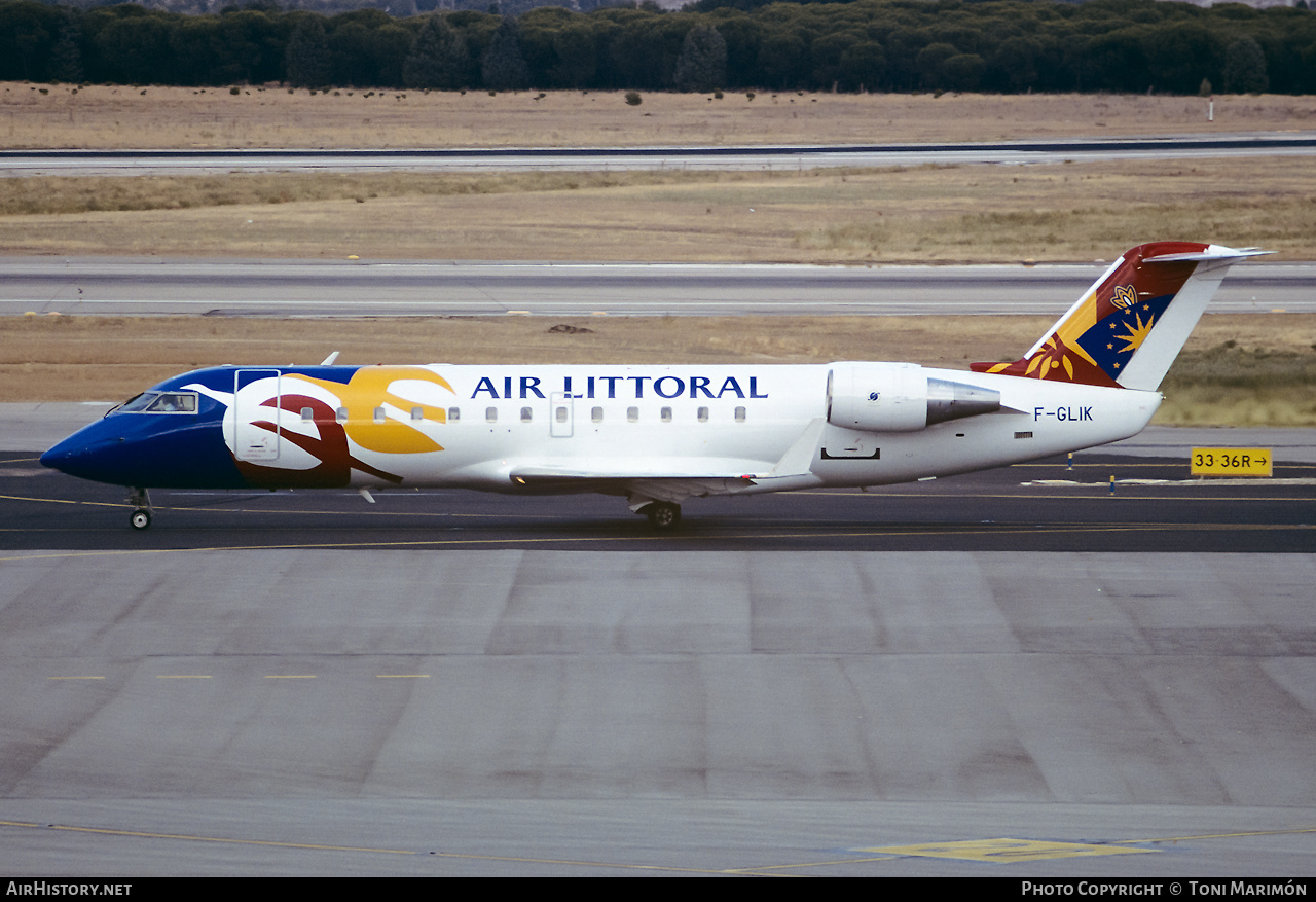 Aircraft Photo of F-GLIK | Canadair CRJ-100ER (CL-600-2B19) | Air Littoral | AirHistory.net #565968