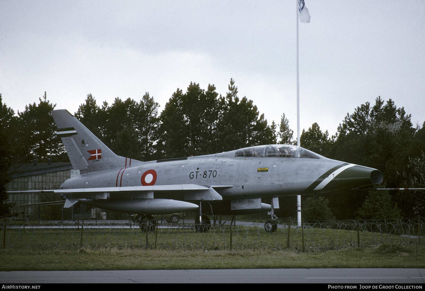Aircraft Photo of GT-870 / 56-3870 | North American TF-100F Super Sabre | Denmark - Air Force | AirHistory.net #565987