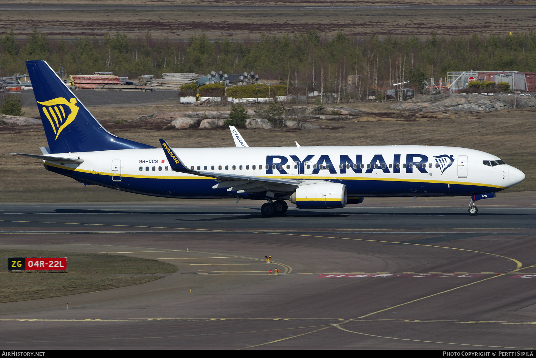 Aircraft Photo of 9H-QCS | Boeing 737-8AS | Ryanair | AirHistory.net #566015
