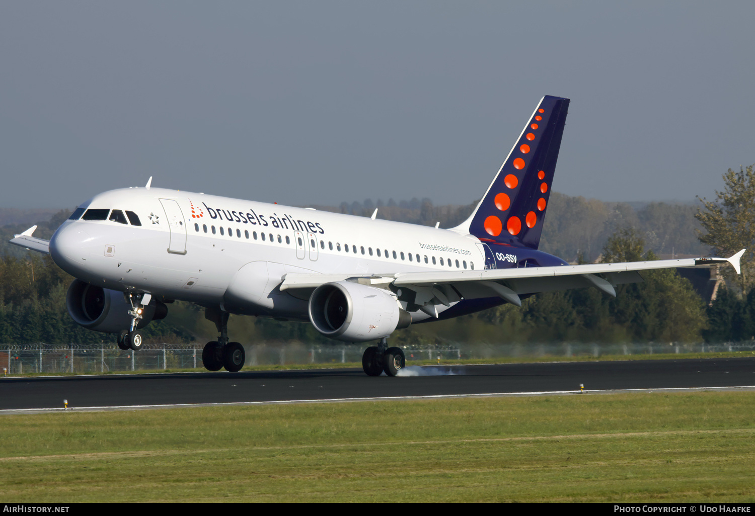 Aircraft Photo of OO-SSV | Airbus A319-111 | Brussels Airlines | AirHistory.net #566021