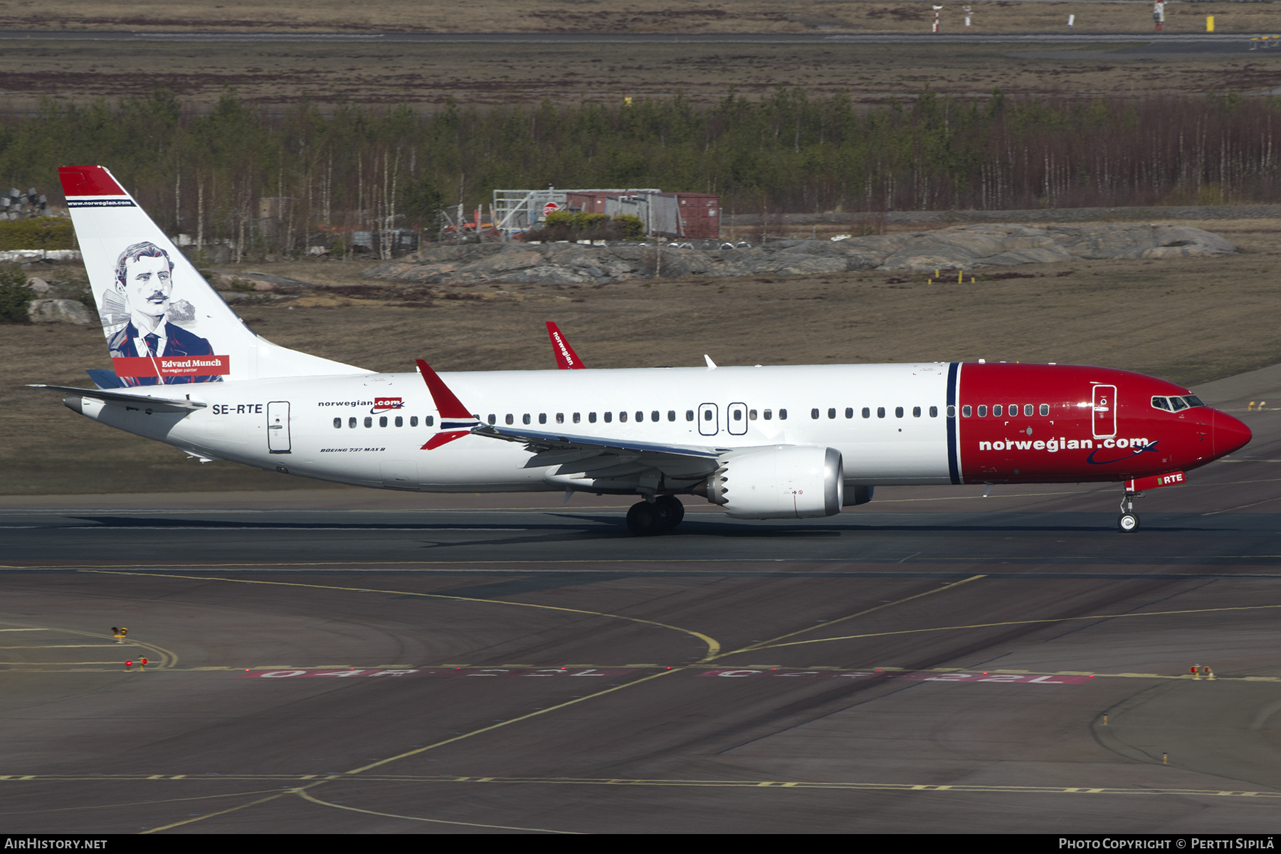 Aircraft Photo of SE-RTE | Boeing 737-8 Max 8 | Norwegian | AirHistory.net #566053