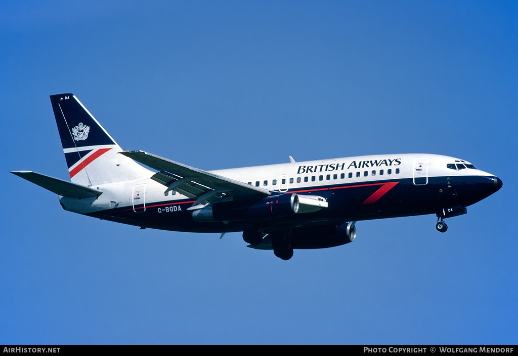 Aircraft Photo of G-BGDA | Boeing 737-236/Adv | British Airways | AirHistory.net #566061