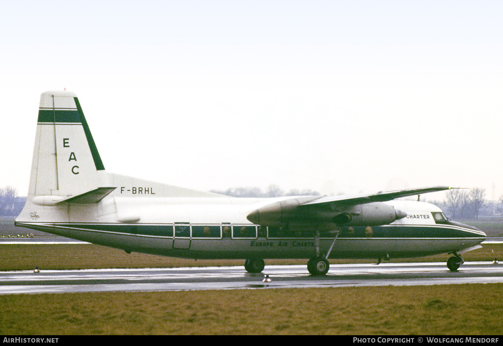 Aircraft Photo of F-BRHL | Fokker F27-200 Friendship | Europe Air Charter - EAC | AirHistory.net #566068