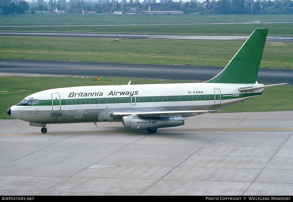 Aircraft Photo of G-AXNA | Boeing 737-204C | Britannia Airways | AirHistory.net #566069