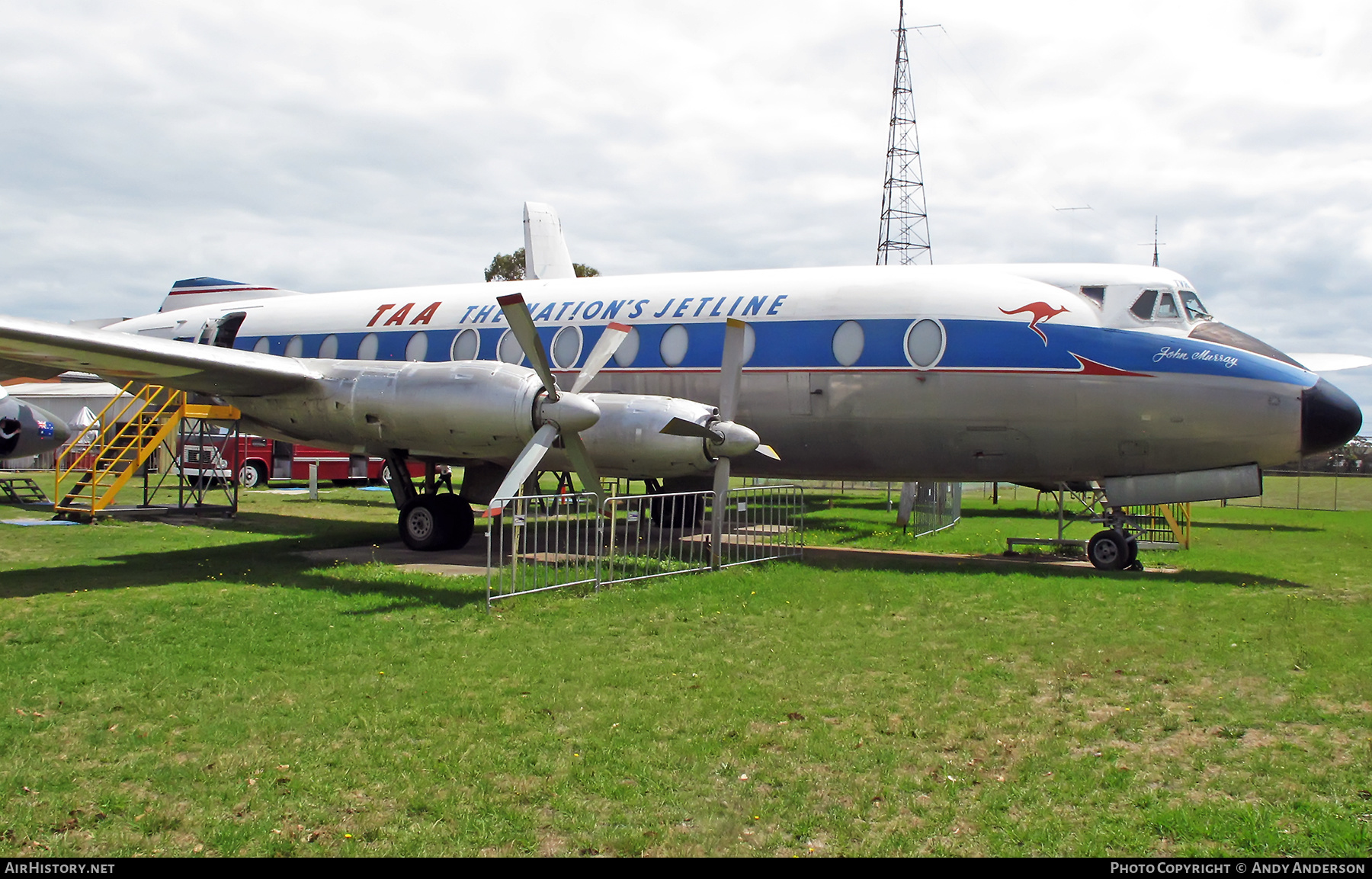 Aircraft Photo of VH-TVR | Vickers 816 Viscount | AirHistory.net #566109