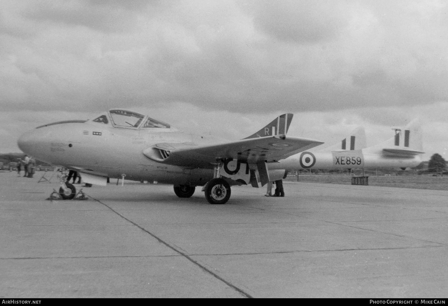 Aircraft Photo of XE859 | De Havilland D.H. 115 Vampire T11 | UK - Air Force | AirHistory.net #566112