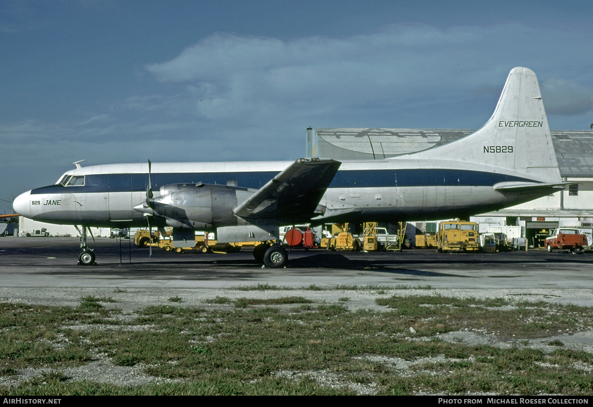 Aircraft Photo of N5829 | Convair 580 | Evergreen International Airlines | AirHistory.net #566118