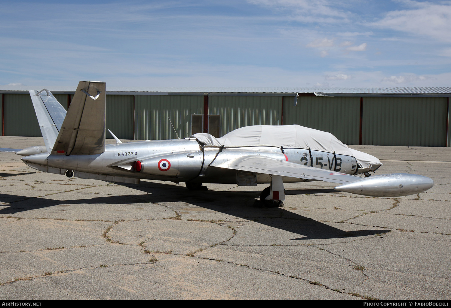 Aircraft Photo of N433FG | Fouga CM-170 Magister | France - Air Force | AirHistory.net #566140